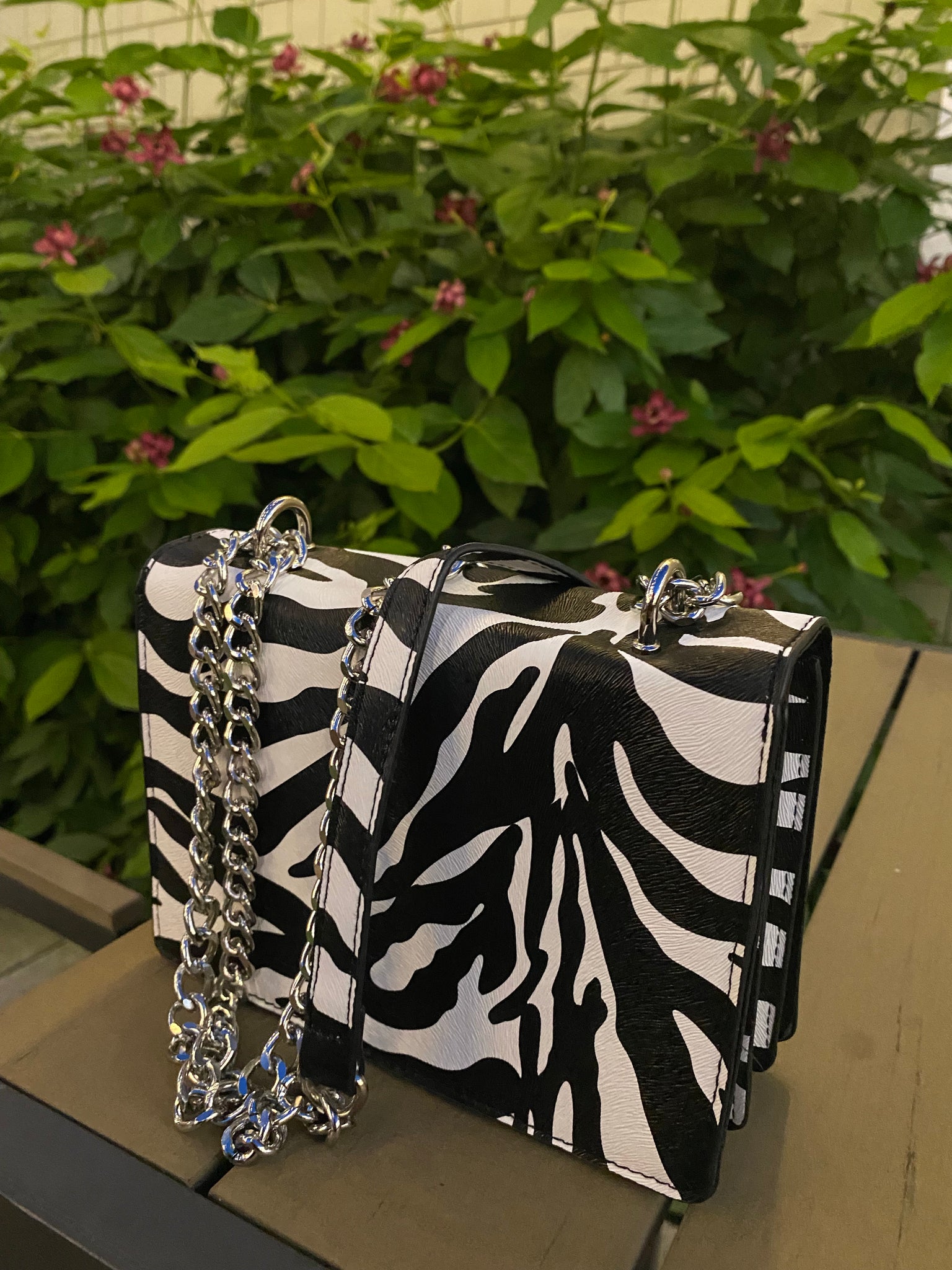 Zebra purse
